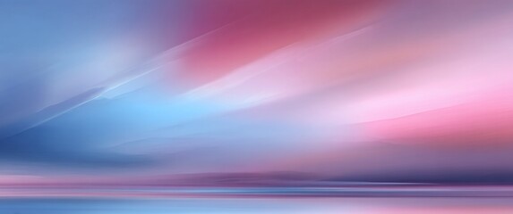 Abstract blend of pinks, purples, and blues, creating a serene backdrop
