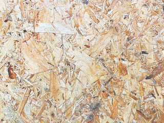 Abstract natural background with plywood texture. Texture of Oriented Strand Board