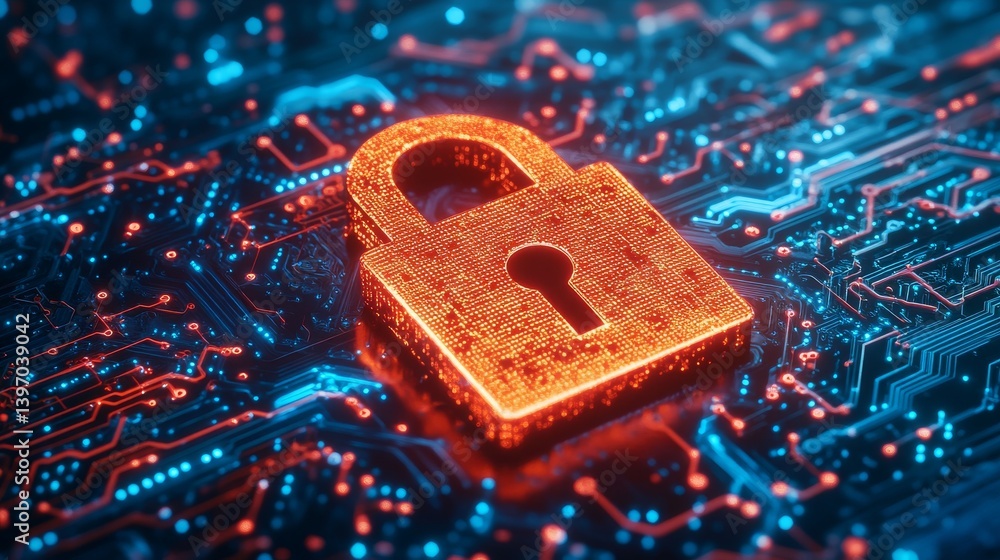 Poster secure your online details by setting a strong password and utilizing cybersecurity measures to shie