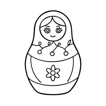 recommend clip art: matryoshka doll icon, matryoshka doll vector illustration-simple illustration of matryoshka doll, perfect for matryoshka doll logos and icons
