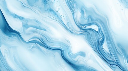 Fototapeta premium Blue abstract motion blurred background. Light pale blue surface illustration
