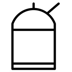 Box Carton Drink Line Icon