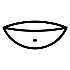 Healthy Lunch Meal Line Icon