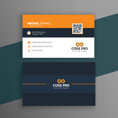 Fototapeta premium modern business card design template