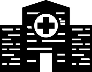Obraz premium hospital icon