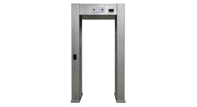 Isolated Metal Detector Security Gate