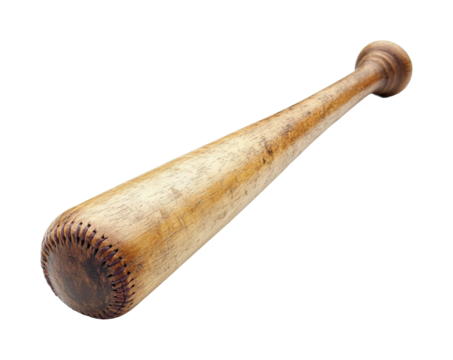 Baseball bat action sports field isolated on transparent background, png