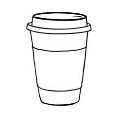 plain coffee cup icon, plain coffee cup vector illustration-simple illustration of plain coffee cup, perfect for plain coffee cup logos and icons