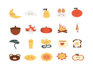 Cute and Aesthetic Design Element Set