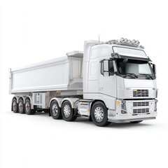 Modern Heavy Duty Truck with Open Dump Bed for Construction Use