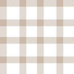 Elegant Seamless Tartan featuring Autumn pinkish grey and Cool white Textile Design