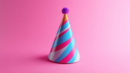 Obraz premium party hat 3d icon illustration illustration