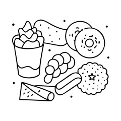 snacks icon, snacks vector illustration-simple illustration of snacks, perfect for snacks logos and icons