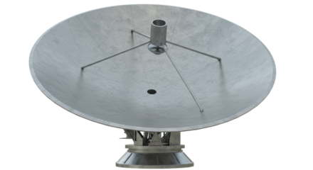Isolated Satellite Dish