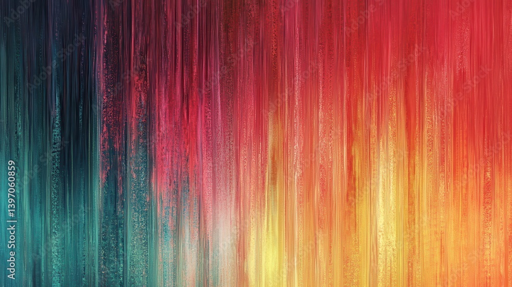 Poster abstract blurred grainy neon gradient background texture. digital grain dust soft noise ribbed glass