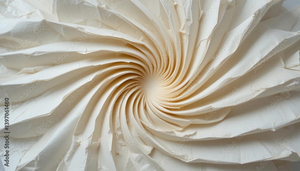 Poster elegant spiral paper design artistic context close-up view textured background creative exploration 