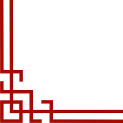 Chinese Frame Corner Decoration
