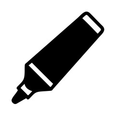 Marker Pen with Thick Nib Icon Design