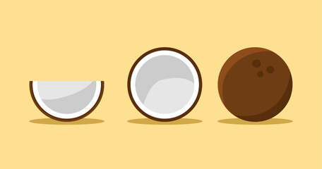 abstract coconut vector background, coconut background texture pattern, sweet summer concept for your design background