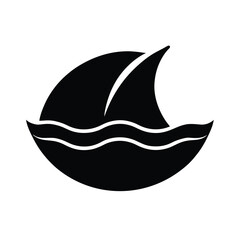 seabreeze shape silhouette icon vector illustrati.eps