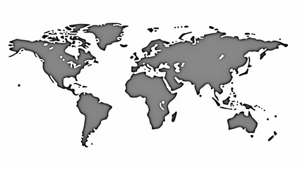 Flat Vector Illustrations of Global Maps and Economic Charts: Analyzing Geopolitical Impact with Cute Business Infographics