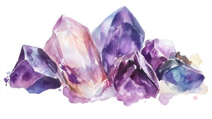 Watercolor texture illustration