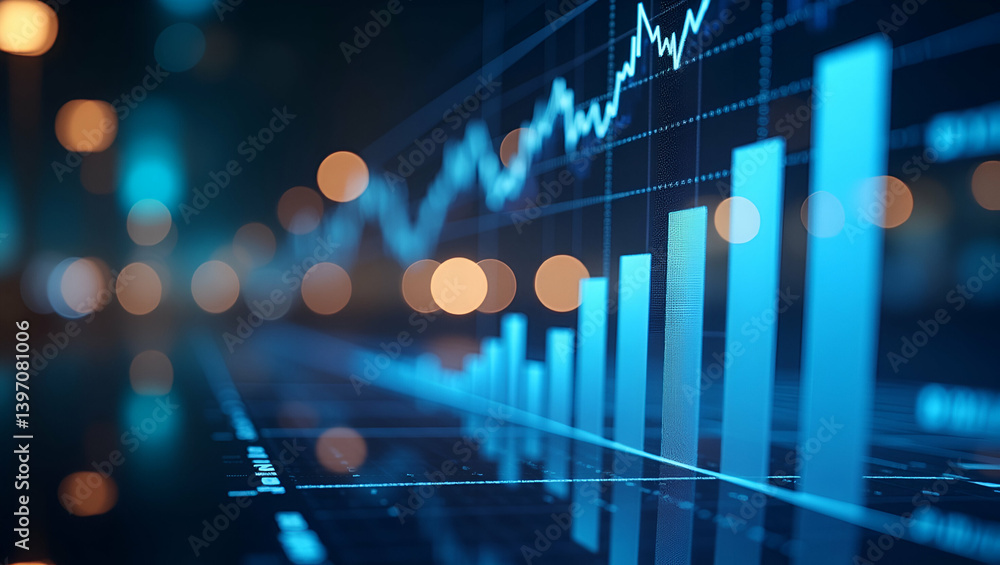 Poster exhibit refined executive summary analytics visuals presenting key corporate metrics strategic insig