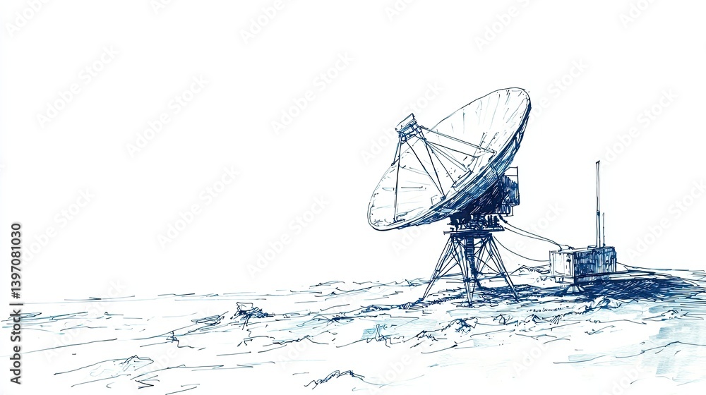 Aufkleber next-gen access through tech innovations in satellite internet supporting digital progress