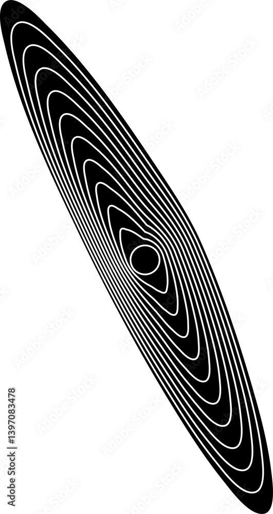 Poster Dynamic amorphous shapes with blend effect. Modern design
