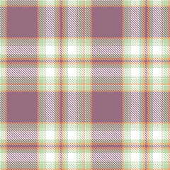 Cool greenish grey Seamless Tartan with Iridescent white accents Textile Design