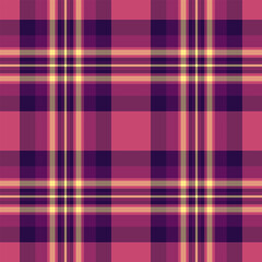 Vibrant pink and purple plaid pattern.  Perfect for textile design, website backgrounds, or fashion projects.