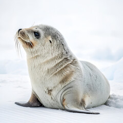 sea lion on the rock