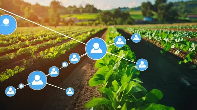 Connected farming technology enhancing agriculture