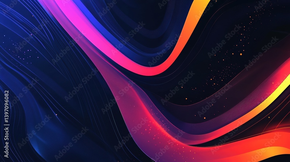 Poster dark deep black dynamic abstract vector background with diagonal lines. modern creative premium grad