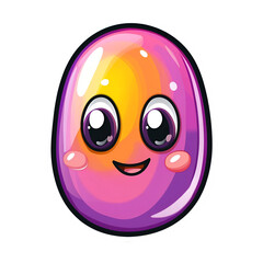 Fototapeta premium Cheerful cartoon character design digital art fun and playful environment creative animation whimsical viewpoint