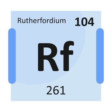 Rutherfordium Bold Black Icon