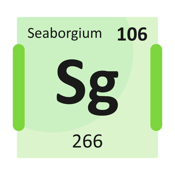 Seaborgium Bold Black Icon