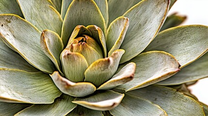 Fototapeta premium Close up image of a succulent plant with many leaves