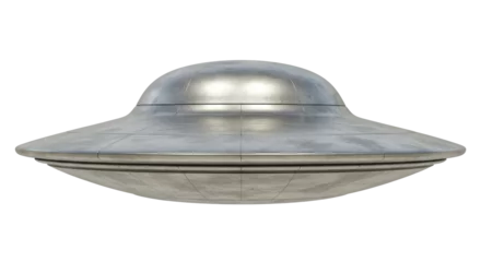 Papier peint photo intissé Isolated ufo ship