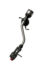 Turntable tonearm, white isolate background