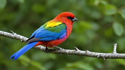 Obraz premium red and yellow macaw