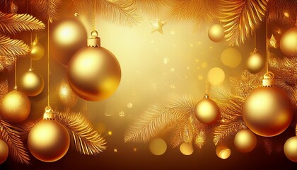 Fototapeta premium golden christmas background