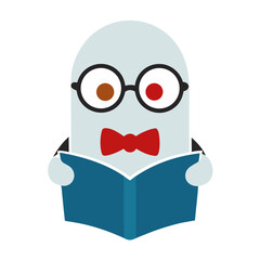 halloween pumpkin and ghost