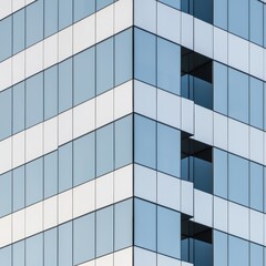 Futuristic urban skyscraper window reflections pattern featuring neon city lights, distorted glass facades, and a cyberpunk-inspired aesthetic with vibrant electric hues., copy