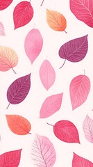 Obraz premium Fall Leaves Pattern