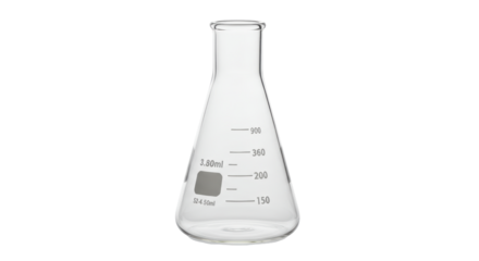 Isolated Erlenmeyer Flask
