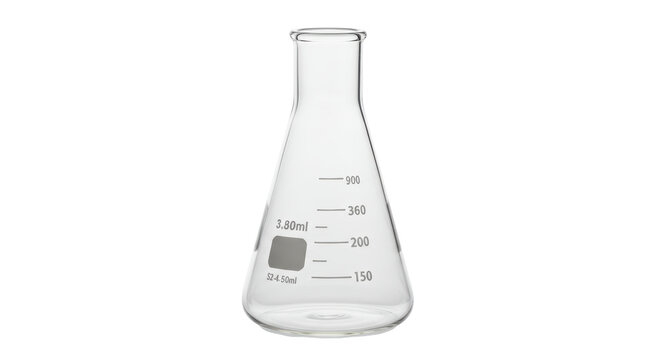 Isolated Erlenmeyer Flask