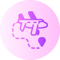flight status gradient icon