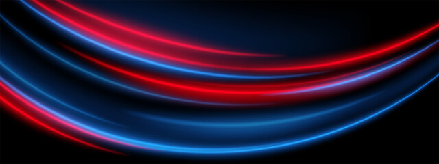 Radiant tunnel lines. Pink and blue streaks converge into high-speed center, creating tunnel depth effect.