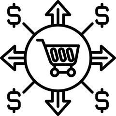 Shoping Icon Vector Element